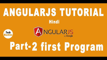 First Program in Angularjs