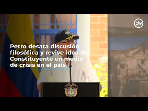 Petro desata discusión filosófica y revive idea de Constituyente en medio de crisis en el país