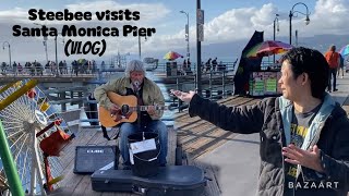 Steebee visits Santa Monica Pier (VLOG)