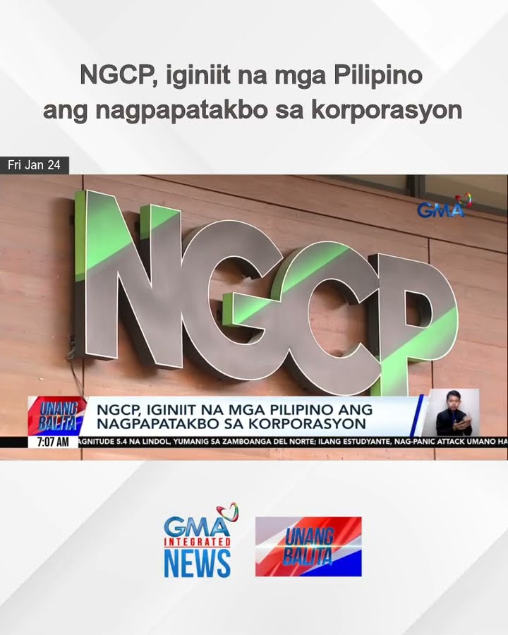 NGCP, iginiit na mga Pilipino ang nagpapatakbo sa korporasyon | Unang Balita