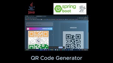 QR Code Generator App using Java Spring Boot