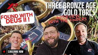 THREE Bronze Age GOLD Torcs Found with XP DEUS II! | Interview with the Finders