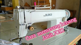 #mesinjahitjuki cara memasang benang mesin jahit Juki ALUR BENANG MESIN JAHIT