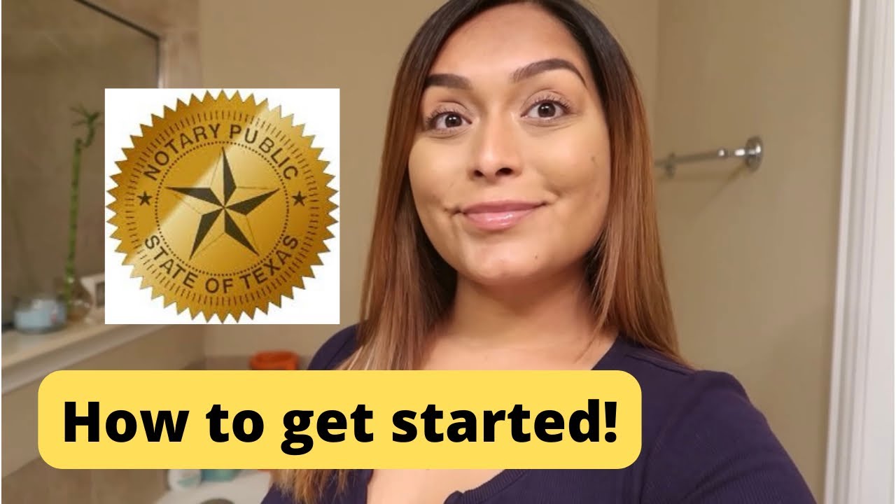 How To A Texas Notary Public / steps, supplies & work from home