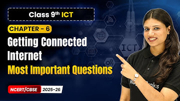 Chapter 6 18   Most Important Questions   Getting Connected Internet Class 9th Information and Commu