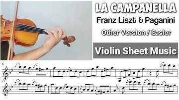 Free Sheet || La Campanella - Liszt / Paganini || Violin Sheet Music