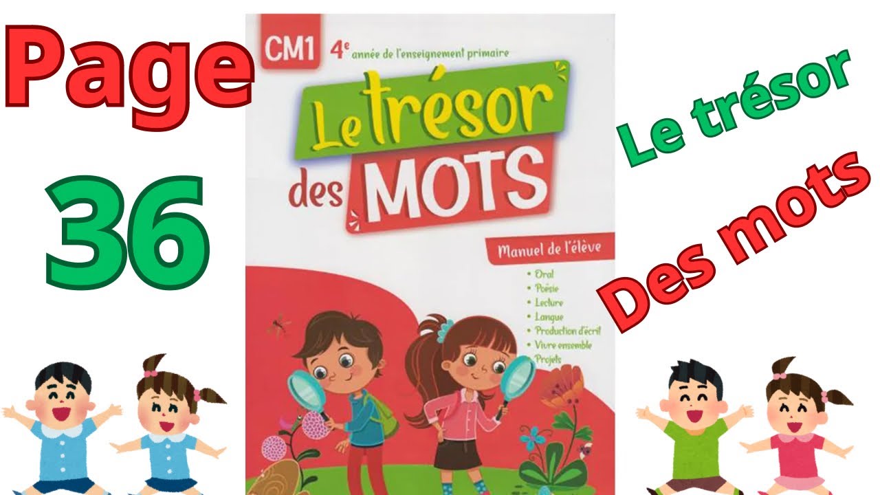 Le trésor des mots CM1 parle de ses habitudes page. 36. Le dialogue 3