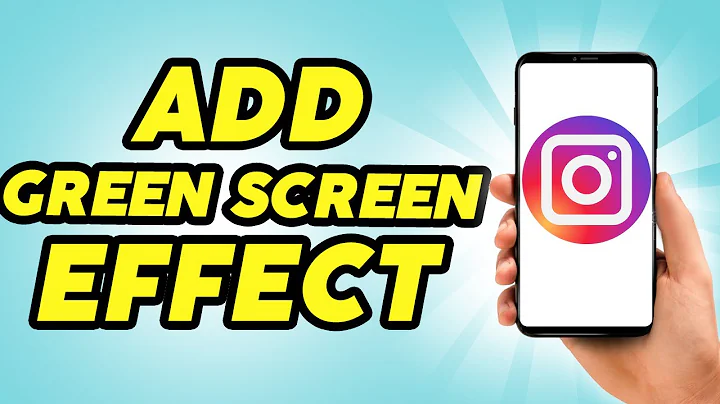 How to add Green Screen effect inside Instagram Reels - 2024