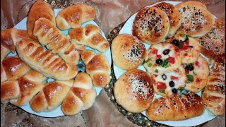 فطائر حلو وحادق بعجينه واحده هشة لذيذة  ???Sweet and sour pies with one delicious crisp dough