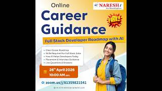 Career Guidelines to become a Full Stack Developer with AI [Java or .Net] @ 10:00 AM (IST)
