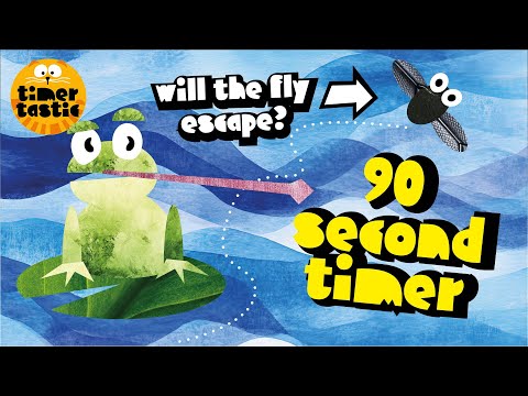 90 Second Timer! Can the FROG 🐸 Catch the FLY 🦟? [SURPRISE ENDING!]