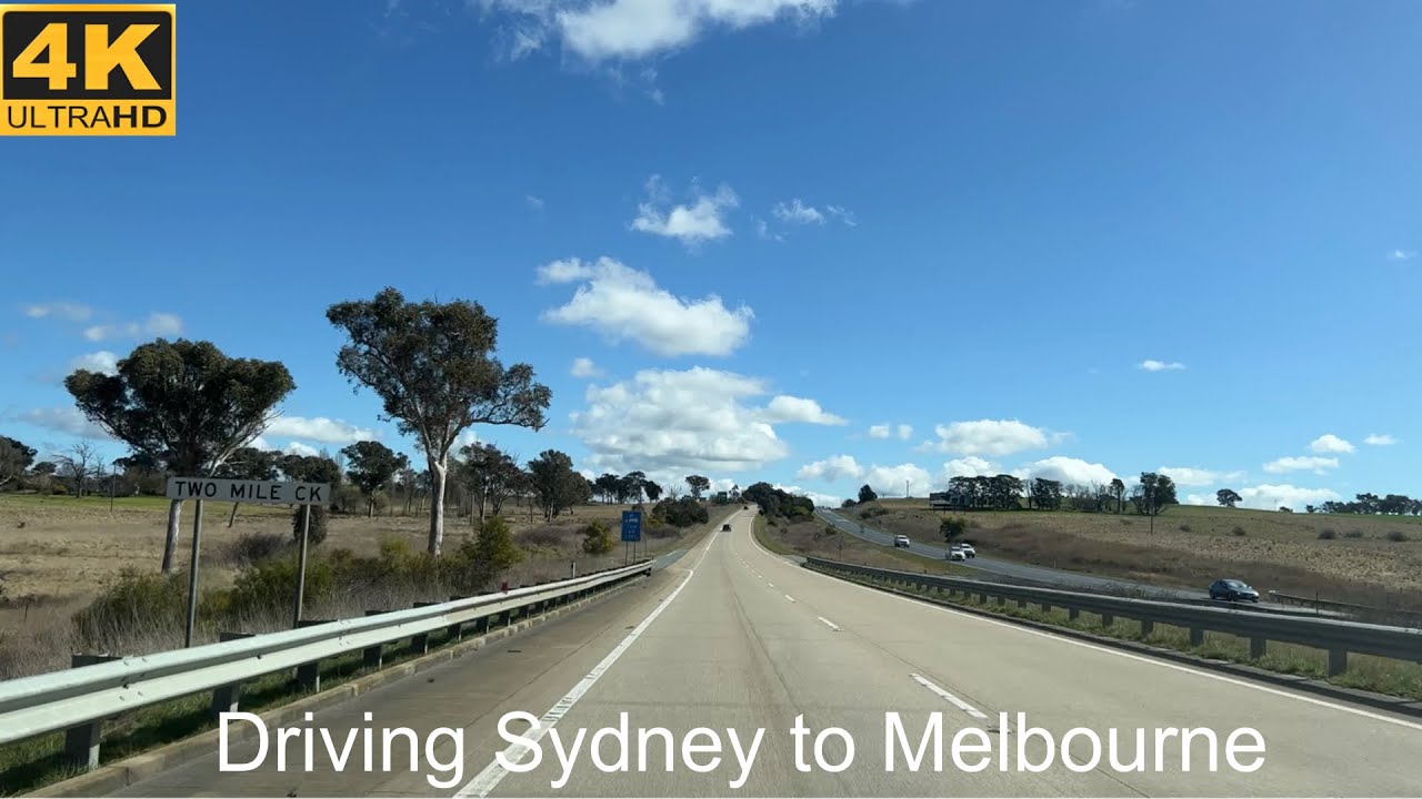 Driving Sydney To Melbourne Australia 4k UHD YouTube