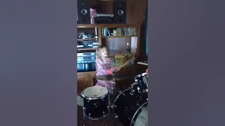 Phyllis Payton plays the drums.....