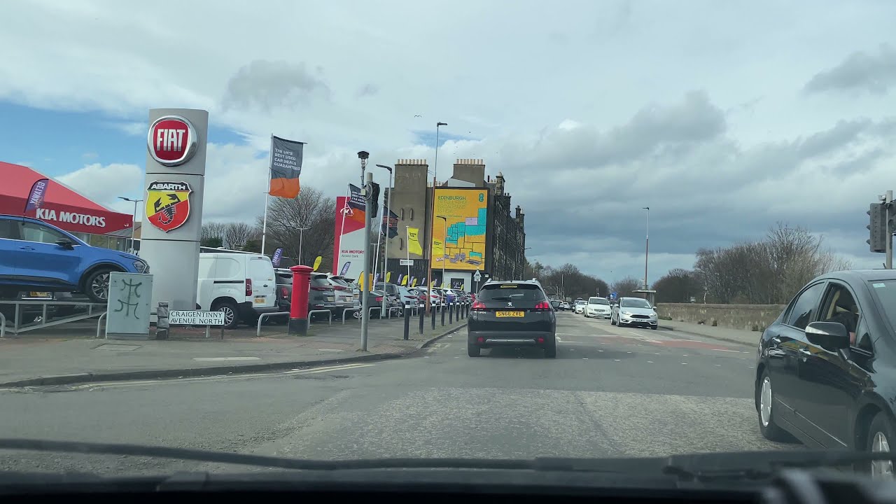 Driving in Edinburgh - Portobello to Leith - March 2022
