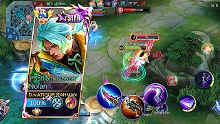 NOLAN DAMAGE HACK BEST BUILD🔥🔥 NOLAN BEST BUILD 2024 #nolanml #mobilelegends #nolan