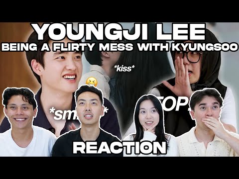 youngji being a flirty MESS with kyungsoo REACTION!