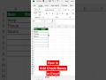 How to Add Check Boxes in Excel #spreadsheet #exceltips #exceltricks #checkboxes