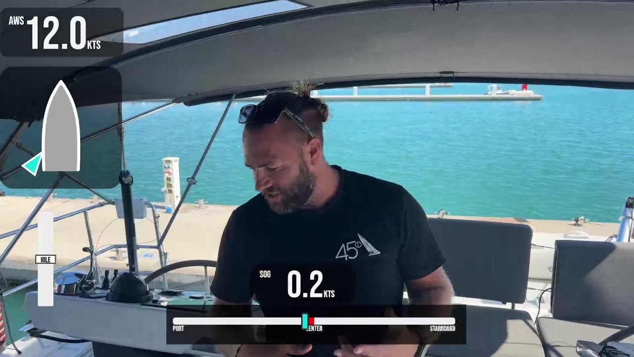 ⁣A new view! Live med mooring practice