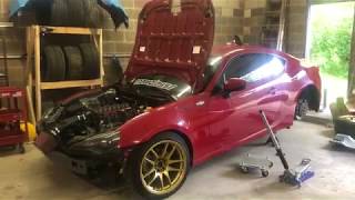 Welded IS300 Diff install for FRS/BRZ Drift Car