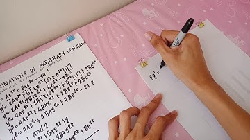 Differential Equations: Elimination of Arbitrary Constants (Example #3)