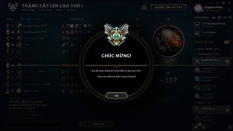 Proxy Singed STREAM - Singgum 1 Triệu Điểm Thông Thạo - Cố cho Xứng Danh Best Singed