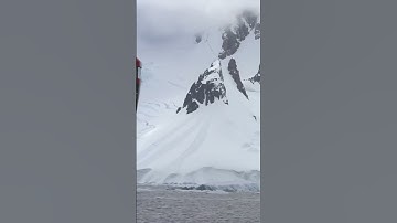 MS Fridtjof Nansen easing its way through the icy wilderness of Antarctica❄️ 📷: Martin Hain