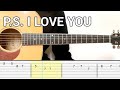 Ps i love you  guitar tutorial tab  intro paul partohap