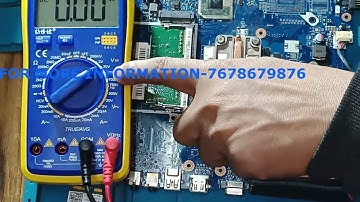 LAPTOP VIN SECTION TROUBLESHOOTING-VOLTIN सेक्शन को कैसे समझे