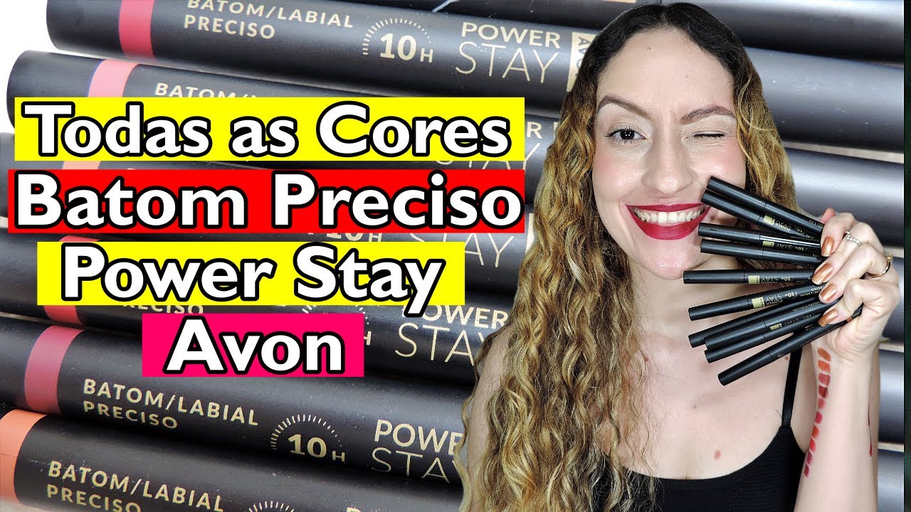 BATOM PRECISO POWER STAY AVON (Todas as Cores) | LÁIANE LIRA