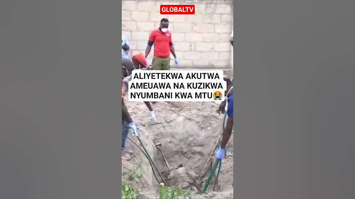 #VIDEO: ALIYETEKWA AKUTWA AMEUAWA NA KUZIKWA NYUMBANI KWA MTU😭🖤 #globaltv #breaking #mauaji #tabora