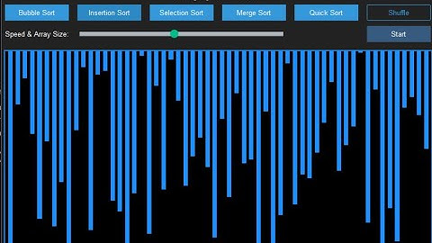 Sorting Algorithm Visualizer in python