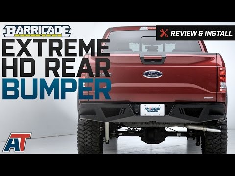 2015 2017 F150 Barricade Extreme HD Rear Bumper Review Install