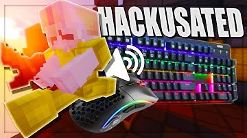 Hackusated | Keyboard + Mouse ASMR Sounds | Hypixel Bedwars