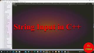 1.2 How to take String as a User Input in C++ 