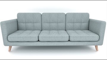How to create Living room sofa using SketchUp
