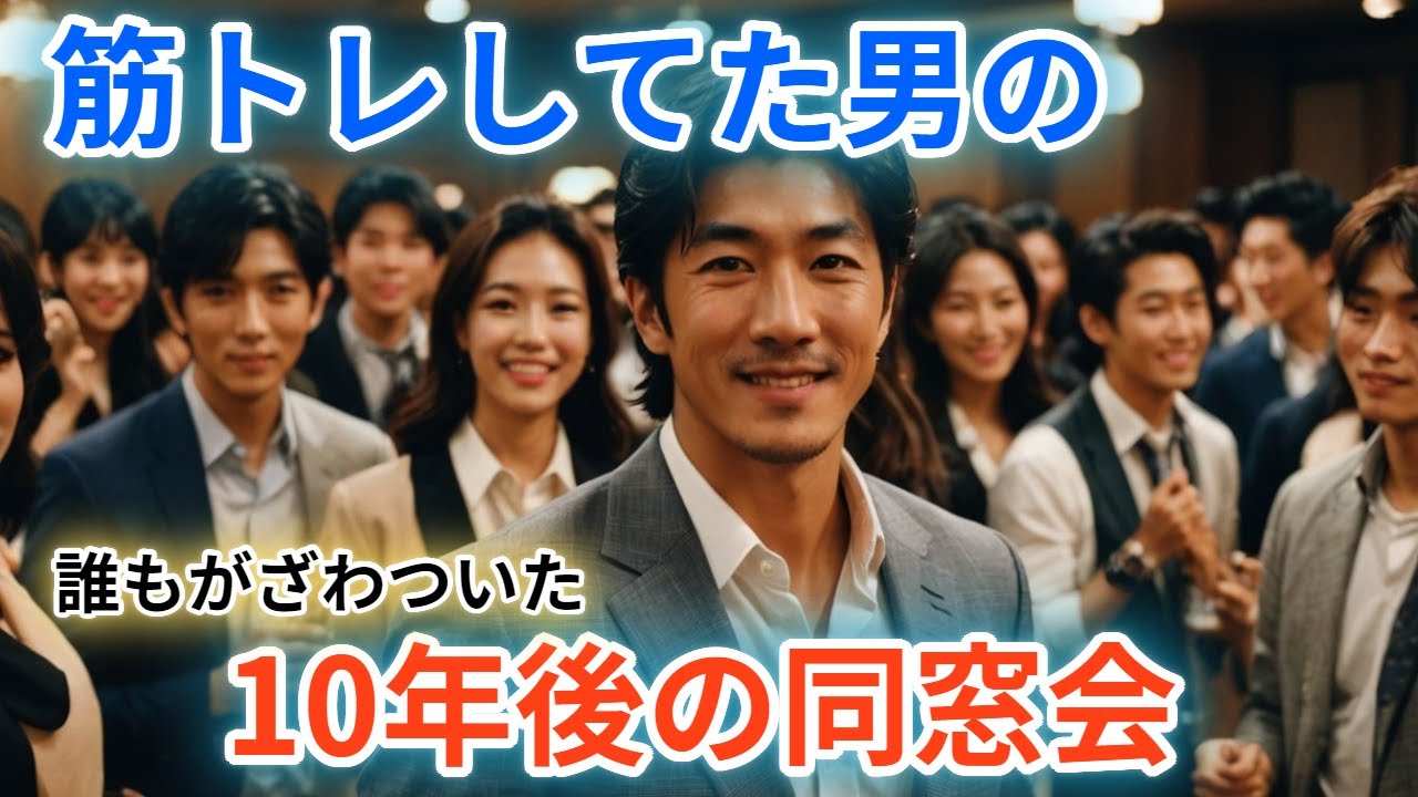 筋トレが未来を変える？10年後の同窓会で起きた不思議な大逆転劇