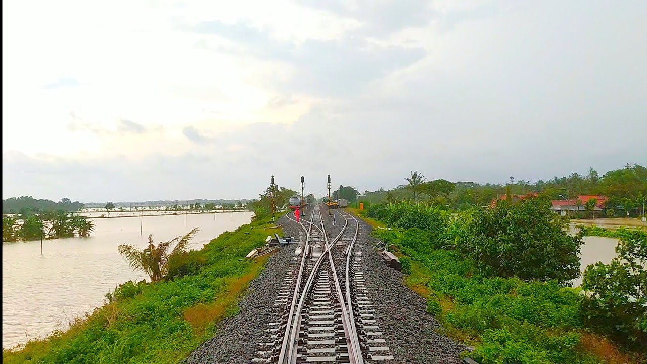 BACKRIDE MELINTASI BANJIR | Stasiun Maos sampai Stasiun Kroya