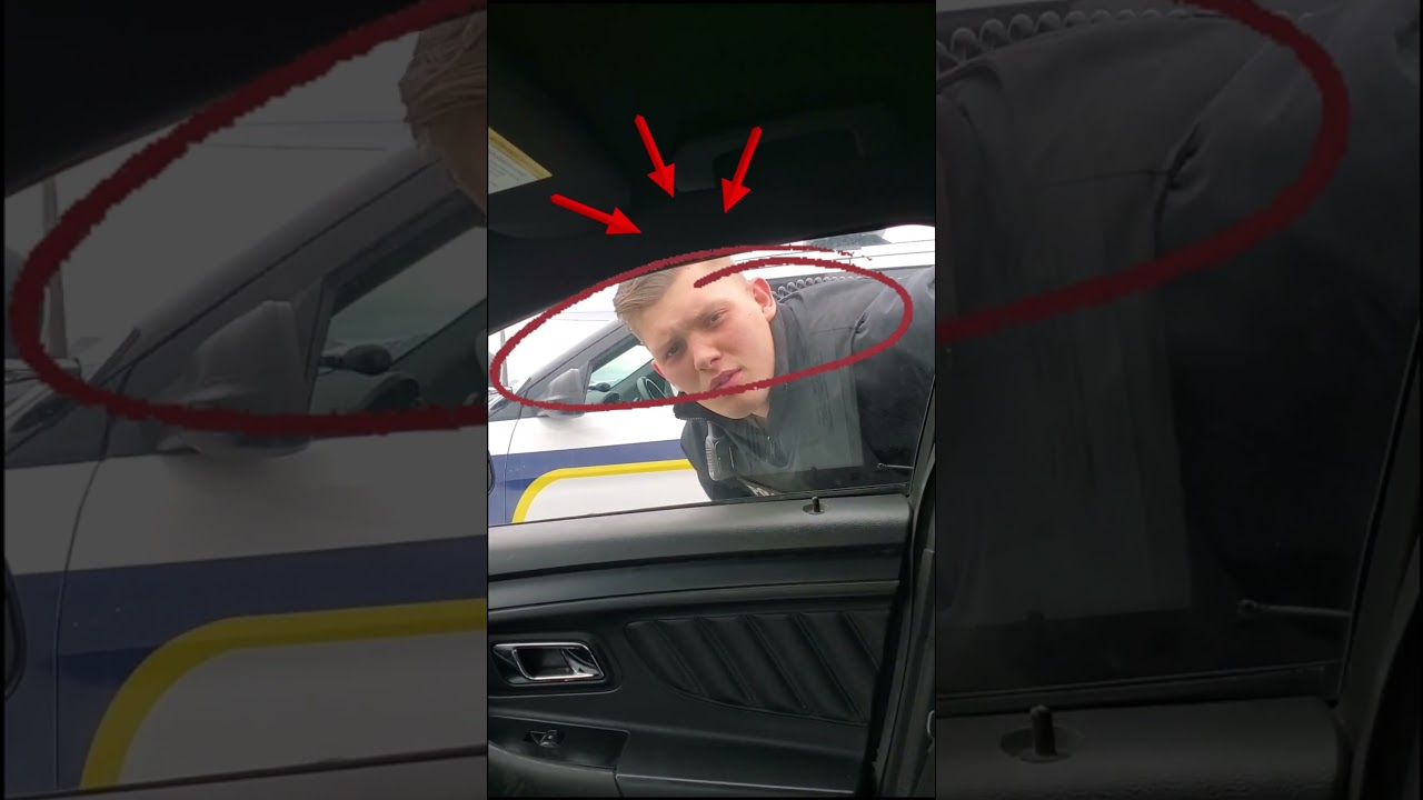 When a Cop’s Serious Face Turns Hilarious! 😂  