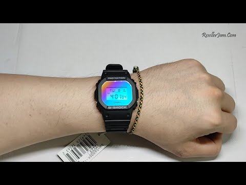 Casio G-shock DW-5600SR-1 - YouTube