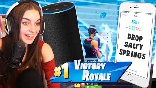 ALEXA vs SIRI | Who can help me win Fortnite?!