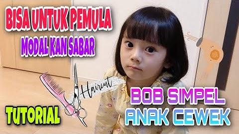 HAIR CUT ~ CARA POTONG RAMBUT ANAK KECIL PEREMPUAN DI RUMAH TANPA HARUS KE SALON 💇🏻‍♀️