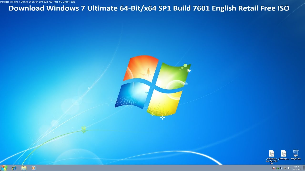 Windows 7 SP1 6in1 32-64 bit Oct2017 Full EN-UA-RU