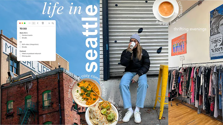 seattle diaries | cozy winter days, working, thrifting, and home cooking