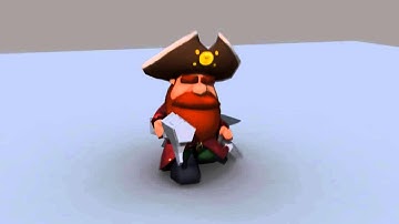 Hugo - Animation - Run (Renderered)