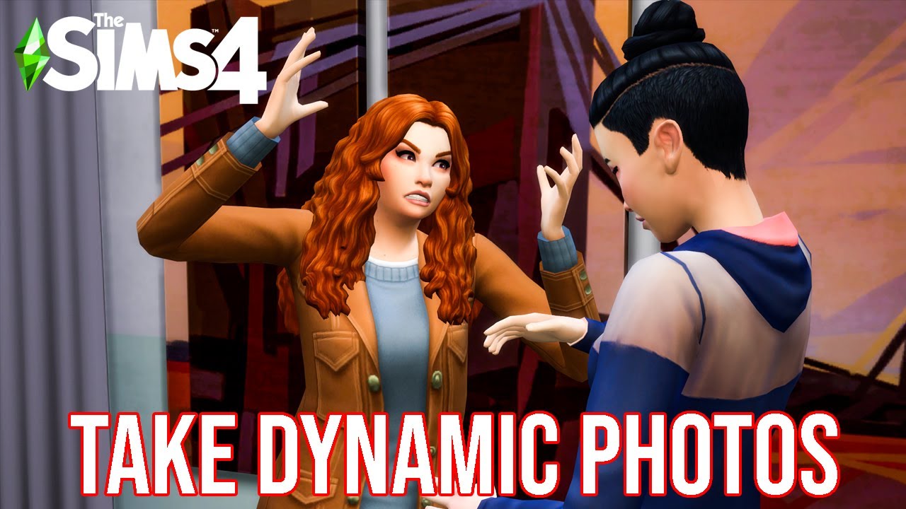 Dynamic Sims 4 photos without Mods and Cheats | Sims 4 Tutorials - YouTube