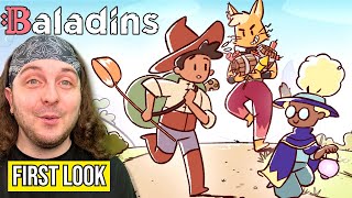 AWESOME UPCOMING D&D LIKE FANASTY CO-OP GAME! (Let's Look at Baladins)