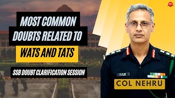 How Should You Write WAT Sentences and Perceive TAT Pictures | SSB Doubt Clarification Session