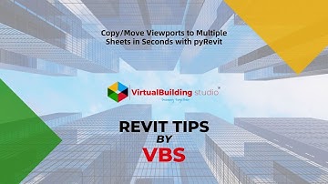 [Revit Tips by VBS] Copy/Move Viewports to Multiple Sheets in Seconds with pyRevit