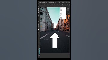 Add The Road Arrow In Photoshop #photoshop #shorts