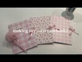 Making My Own Notebooks | ASMR + DIY
